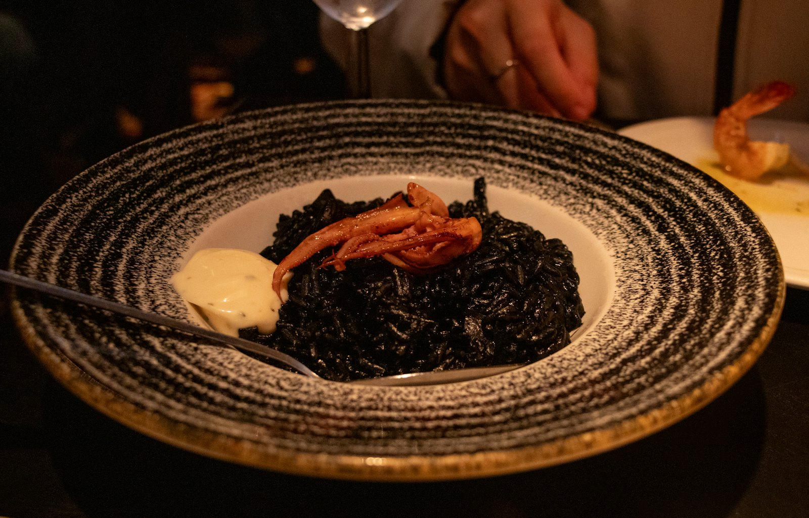 Schwarzes Risotto mit Sepia